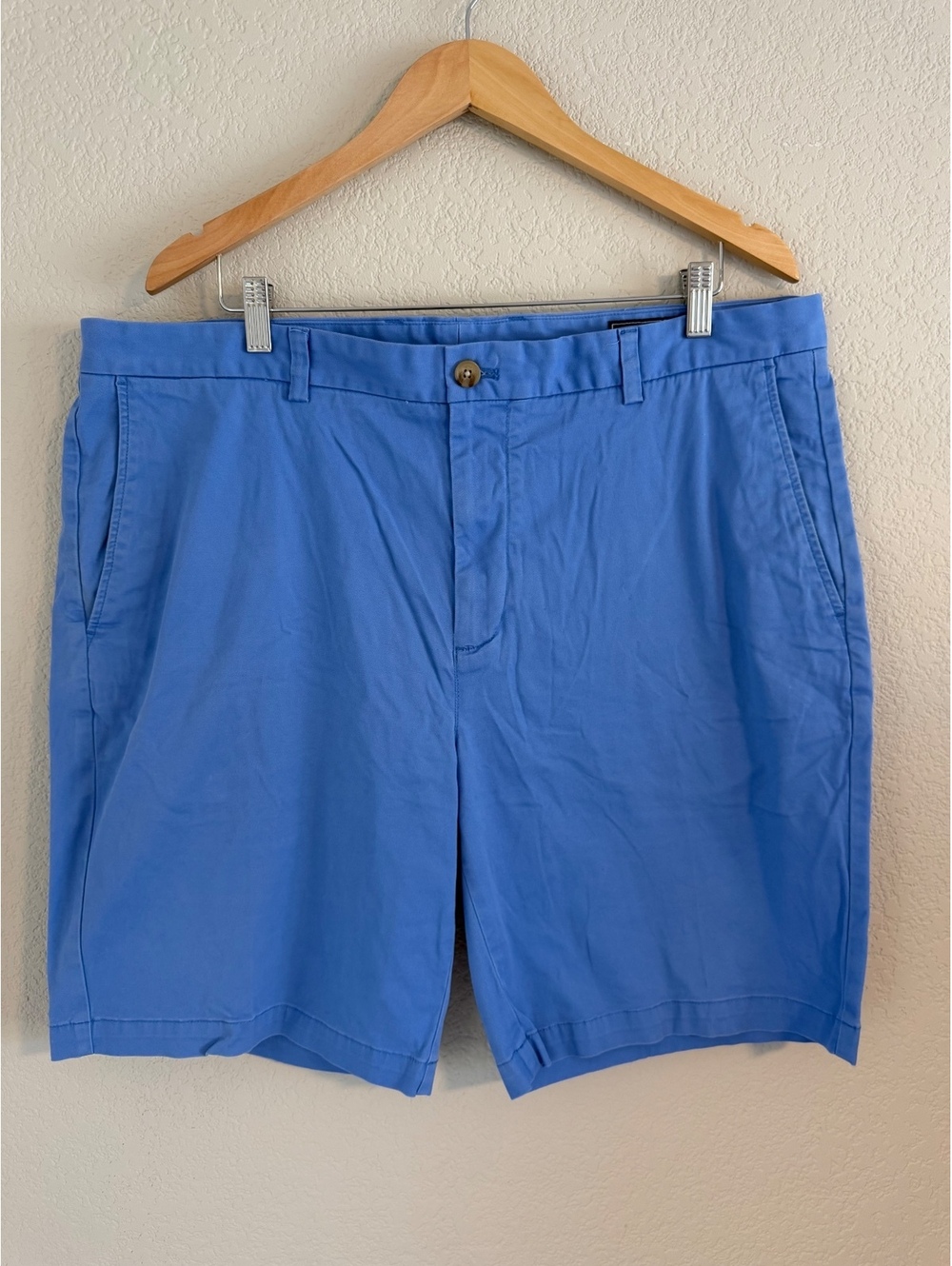 Vineyard Vines Breaker Short Flat Front Chino Shorts Periwinkle Blue Men Size 40